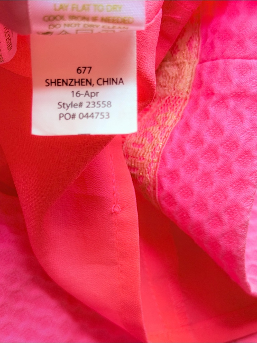 Lilly Pulitzer Larina Shift Dress Pink Sun Ray Gold Lattice Cutout Coastal Prep - Picture 7 of 12